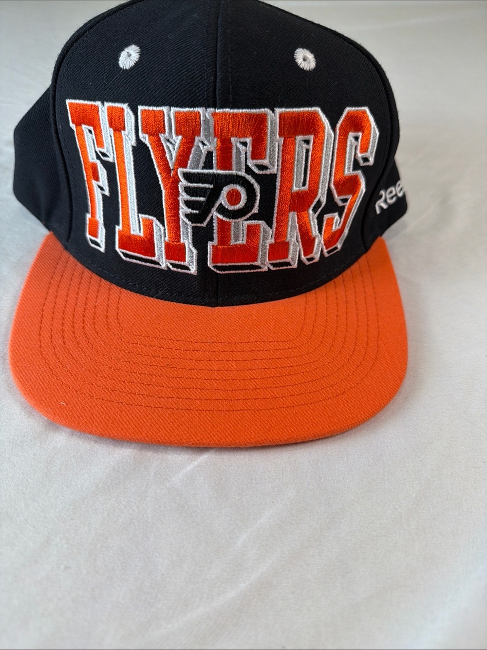 Reebok  Black and Orange Philadelphia Flyers Snapback Hat